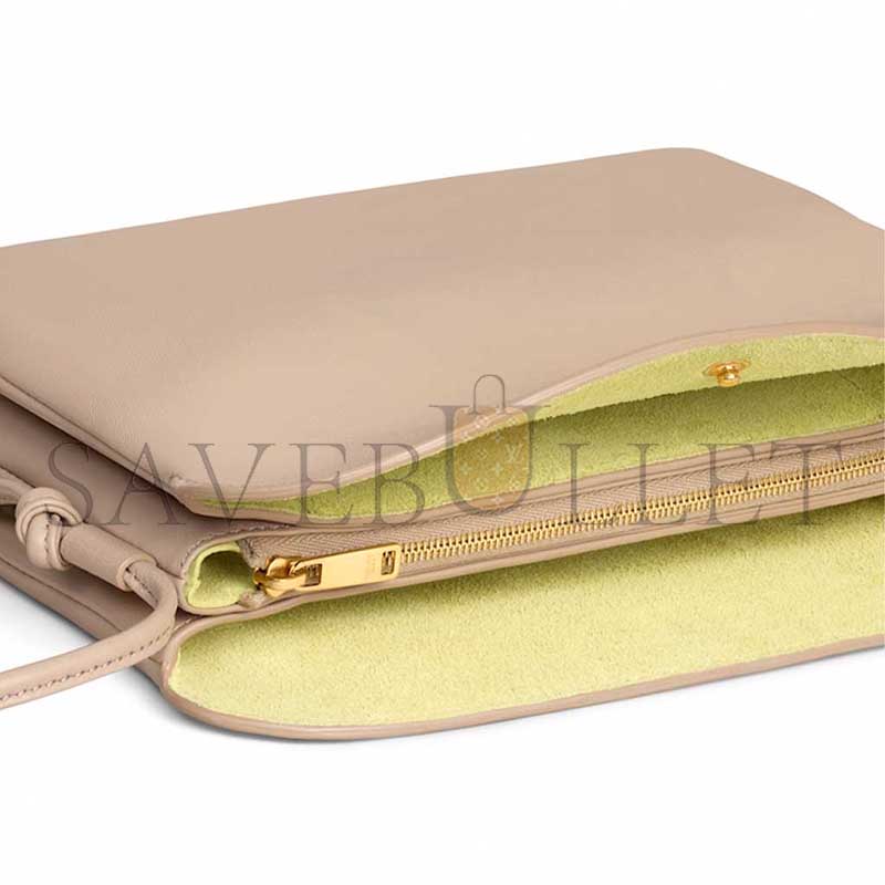 CELINE TRIO FLAP IN SMOOTH LAMBSKIN 10P862O86.03SA (22.5*13*3.5cm)